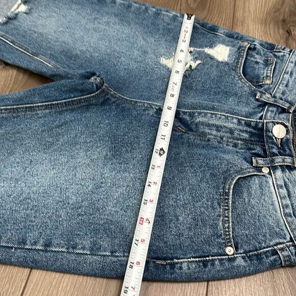 Superdown High Rise Crop Destructed‎ Ankle Jeans Size 27 - Picture 8 of 12